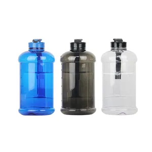 2.2L Unbreakable פלסטיק שתיית מים כד ענק BPA משלוח פלסטיק רחב פה שתיית מים בקבוק עבור כושר חדר כושר