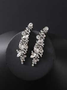 Pendientes Geométricos de Latón para Mujer, Diseño Clásico Simple, Joyería, Accesorios para Fiesta - Product Image 4