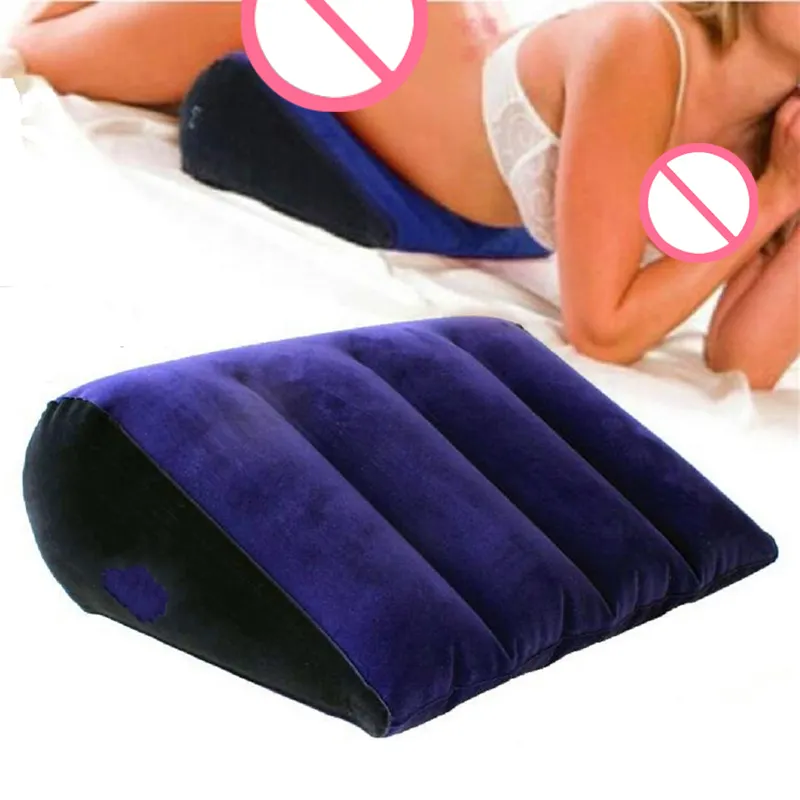 Inflatable Sex Love Pillow Cushion Adult Sexy Aid Body Positions Support Furniture Couple Air Magic Love Game Toys for Women%