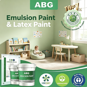Pintura de látex lavable antiagrietamiento, pintura de emulsión a base de agua para revestimiento de paredes interiores de gimnasios. - Product Image 2