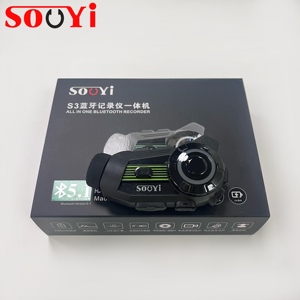 Auriculares Bluetooth para Casco de Motocicleta 2K de la Mejor Calidad <span class=keywords><strong>con</strong></span> Intercomunicador de 500-1000m y Grabación de Video HD 2K - Product Image 3