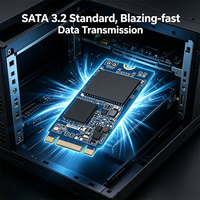 Advantech Soluciones de Almacenamiento Industrial, SQFlash Serie 650, SSD Industrial M.2 2280 SATA, SATA Gen 3 (6.0 Gbps), Taiwán