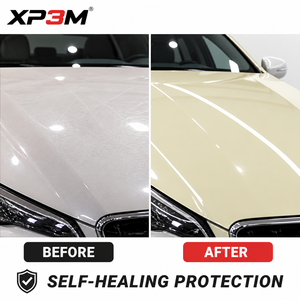 XP3M <b>Cream</b> Yellow OEM Gloss TPU Color PPF Car <b>Wrap</b> Vinyl 7.5 Mil Self Healing Anti Scratch Anti Yellowing Air Release Channel - Product Image 5