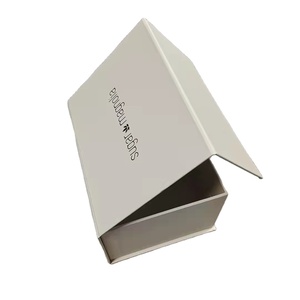 Caja de Regalo Magnética Plegable Pequeña Blanca con Tapa Abatible en Forma de Libro, Ecológica y de Lujo de HENGXING - Product Image 2