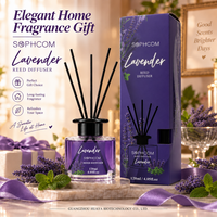 Diffuseur de parfum sur mesure 120 ml avec étiquette de bouteille personnalisée, parfum et boîte pour programme de développement de marque de luxe