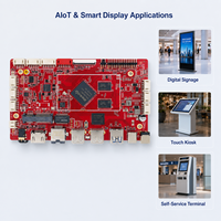 Cartes mères industrielles Rockchip RK3568 Android 11, 2 Go LVDS, 1 TOPS NPU, 4G LTE, carte embarquée SBC pour affichage numérique, kiosque tactile