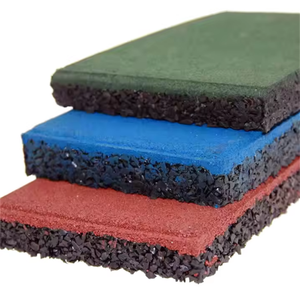 Piastrelle in Gomma SBR ad Alta Densità <span class=keywords><strong>Udine</strong></span>, Pavimentazione Incastrabile per Palestre e Parchi Giochi, Lavabile, Personalizzabile, Confezione Unisex - Product Image 1