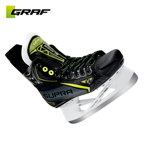 <span class=keywords><strong>GRAF</strong></span> G115x Patins <span class=keywords><strong>de</strong></span> <span class=keywords><strong>hockey</strong></span> sur glace <span class=keywords><strong>de</strong></span> haute performance, lame en acier inoxydable, durables, respirants, pour le <span class=keywords><strong>hockey</strong></span> sur glace dure - Product Image 2