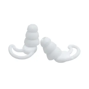 Safety High Fidelity Swim Noise Cancelling Silicone Low Level Noise Plugs Sleep Comfortable Hearing Protection