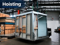 Unidad Interior Modular Moderna Quacent de Estructura de Acero Ligero con Ruedas y Ojos de Elevación para Baño Prefabricado