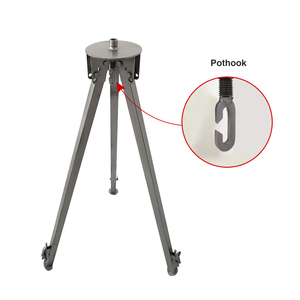 BBQ Outdoor Campfire Trépied en acier inoxydable pour la cuisine de camping - Product Image 5