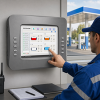 Dispositif de mesure direct usine, capteur et contrôleur de niveau d'huile à ultrasons, jauge de réservoir de carburant intelligente en gros avec écran tactile ATG
