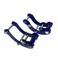 Nouveaux kits de rehausse 4x4 de 2 pouces en acier robuste avec ressorts à lames arrière et G-Shackles allongés pour T6 T8