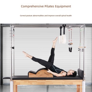 Equipo de Pilates al por mayor en stock: Set de cinco piezas que incluye Silla de Estabilidad, Escalera, Barril, <span class=keywords><strong>Corrector</strong></span> Espinal, Cadillac y Reformer - Product Image 6