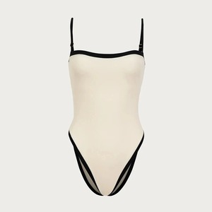 Costume da Bagno Intero Bianco e Nero TW con Halter e Push-up per Donna - Product Image 4