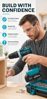 DERUIDA 2026 Produit phare Mini tournevis électrique portable Perceuse électrique Outil multifonctionnel