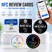 Carte de commentaires Google personnalisée avec puce RFID NFC, technologie Tap, code QR, pour avis sur les entreprises locales, partage sur les réseaux sociaux, paiement, hôtel