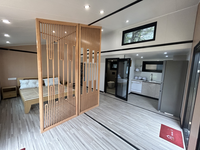 Maison préfabriquée modulaire en acier mobile certifiée, moderne, pliable et extensible, pour usage hôtelier, Chine