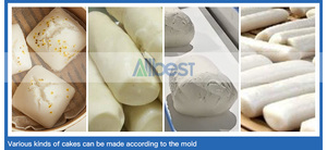 เครื่องตัดลูกคุกกี้อัตโนมัติแบบต่อเนื่องขนาดเล็ก และเครื่องแบ่งแป้งพิซซ่าแบบกลม สำหรับขายในร้านเบเกอรี่ - Product Image 2