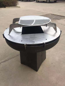 Corten-parrilla de acero para chimenea, brasero para barbacoa - Product Image 4