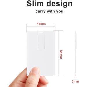 Abs u盘卡u盘128MB至64GB塑料卡u盘经典促销闪存卡 - Product Image 4