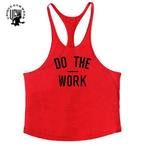 Camiseta sin Mangas Deportiva Estampada para Hombre, Camiseta de Tirantes para Gimnasio, Venta al por Mayor, para Fisicoculturismo - Product Image 1