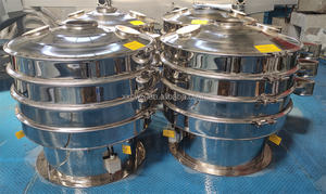 Bitkisel toz için paslanmaz çelik 304 \ 316 eleme makinesi elektrikli yuvarlak titreşimli elek makinesi - Product Image 5