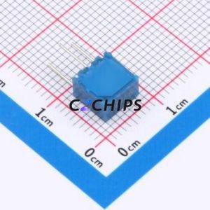 3362S-101-3H Adjustable Resistor / <b>Potentiometer</b> Through hole Component (THT)-3P,7x6.8mm Resistor 100Ohm 10% 500mW 250ppm/ - Product Image 2