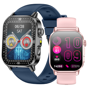 Montre connectée ET571 avec lampe torche, étanche IP68, ECG, surveillance de la pression artérielle, de la température corporelle, suivi de la santé, montre connectée de sport et de fitness - Product Image 1
