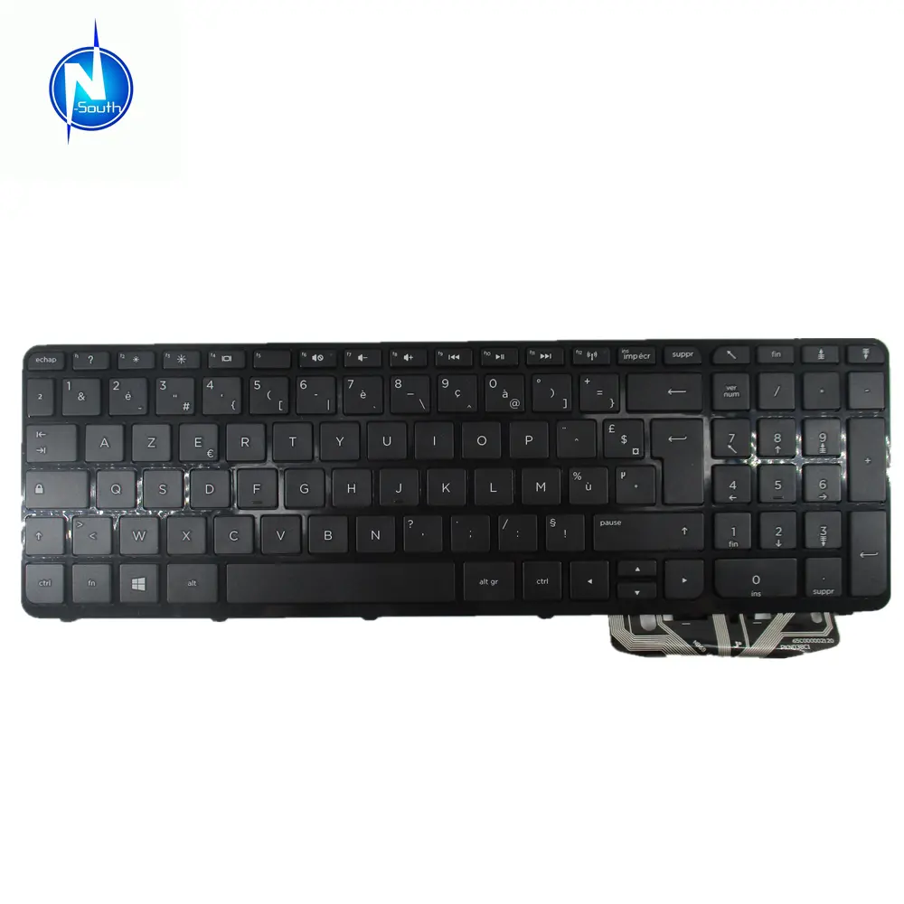 Keypad Keyboard Putih Laptop Kualitas Terbaik untuk Hp Pavilion 15-e 15-n 726104-001 Tata Letak AS