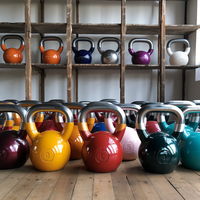 ZY Vente en gros, Meilleure vente : Kettlebell de compétition en fonte pour fitness et cross-training, colorée, idéale comme cadeau
