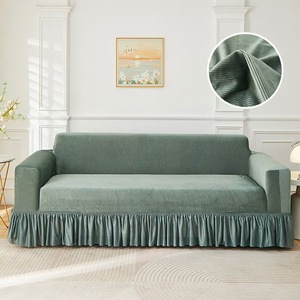Bọc <span class=keywords><strong>Sofa</strong></span> vải nhung kẻ dày mới, bao gồm tất cả, phù hợp với mọi mùa, Bọc <span class=keywords><strong>Sofa</strong></span> chống trầy xước cho mèo - Product Image 4