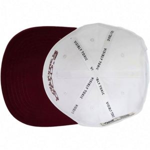 Casquettes Snapback 5 Panneaux Personnalisées Bicolores Casquettes de Baseball Couleurs Contrastées Logo Personnalisé Casquettes de Golf Chapeaux - Product Image 3