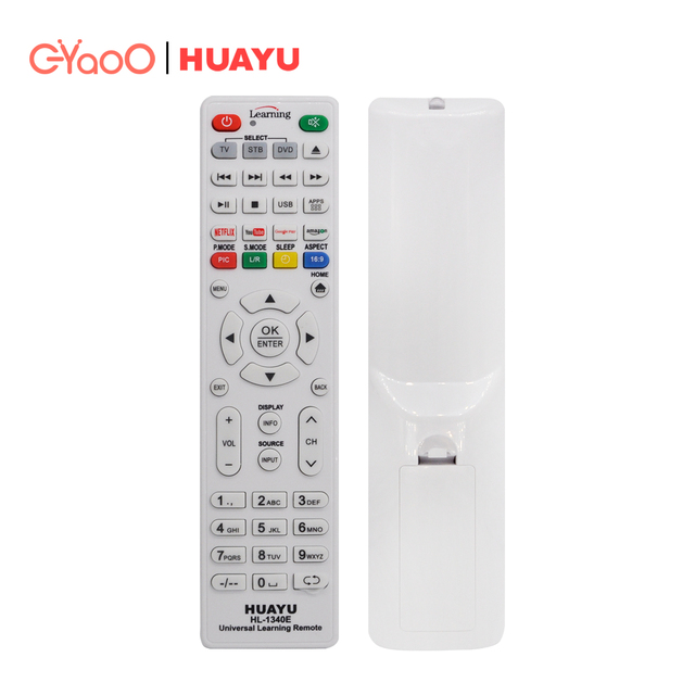 HUAYU HL-1340E Universal LCD LED Digital Smart Learning Remote Control