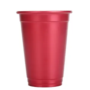 Tasse dans tasse Portable recyclable verres en aluminium Camping eau bière jus tasse chaud froid boissons tasse à café