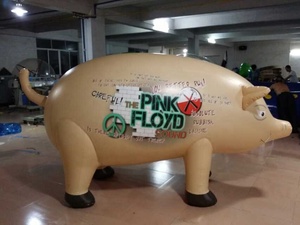 Ngoài trời Inflatable trong suốt Pig phim hoạt hình mô hình tùy chỉnh khổng lồ tổ chức sự kiện động vật Inflatable màu xanh màu hồng pig cho triển lãm - Product Image 4