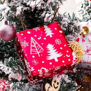 Wrapping Paper Roll 17x120 Inch 3 Red White Christmas Designs Double Sided Recyclable Gift Craft Packaging - Product Image 4