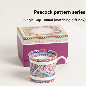 Bouteille d'eau en porcelaine fine, tasse à café, tasses et assiettes en céramique de luxe léger et haut de gamme, exquises - Product Image 4