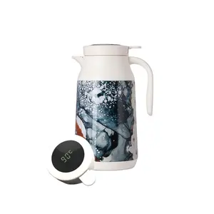 1.3 Liter Elegant Design Herbal Tea Flask Thermo With Smart LED Lid Displaying Temperature