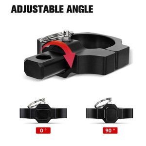 Soporte de aluminio para luz de mástil de bandera LED para vehículos utilitarios UTV ATV Polaris - Product Image 3