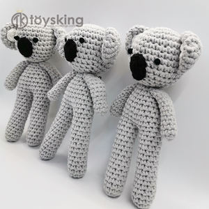 Marioneta <span class=keywords><strong>de</strong></span> <span class=keywords><strong>Dedo</strong></span> <span class=keywords><strong>de</strong></span> Koala Masticable para Bebés - Juguete <span class=keywords><strong>de</strong></span> Ganchillo Suave para la Dentición con Patas Fáciles <span class=keywords><strong>de</strong></span> Agarrar, Estimulación Sensorial y Ayuda para Dormir - Product Image 4