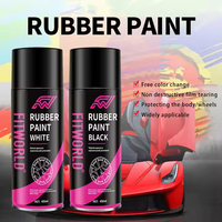FITWORLD Revêtement Caoutchouté Imperméabilisant Pelable 450ml Peinture en Spray Caoutchoutée pour Usages Extensifs