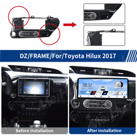 Kit de façade de cadre DVD de 12,3 pouces pour Toyota Hilux 2017 – Amélioration de l'écran de navigation Android