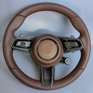 Porsche Panamera Cayenne <span class=keywords><strong>Macan</strong></span> 718 Cayman Taycan 918 911 Boxster Carrera 981 958 957 Volante de coche en cuero - Product Image 1