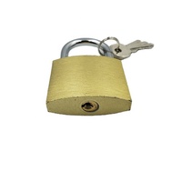 Fine serrure en fer peint de qualité supérieure, couleur en laiton massif, x 38mm