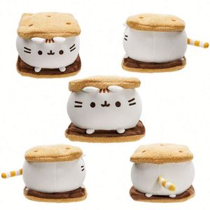Peluche Gatto Grasso, Bambola Gatto Grigio, Peluche a Forma di Biscotto Sandwich, Gelato, Ciambella, <span class=keywords><strong>Pizza</strong></span>, Hamburger, Ingrosso Peluche Gatto Grasso - Product Image 6