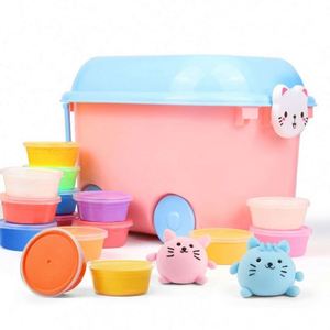 Ensemble de pâte à modeler en silicone ultra-légère de 36 couleurs, sans danger et non toxique, pour enfants unisexes - Product Image 1