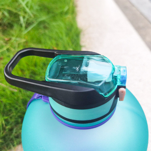 One Gallon <strong>Water</strong> <strong>Bottle</strong> with Time Marker and Straw Motivational Hydration <strong>Tracker</strong> Jug for Daily Intake - Product Image 3