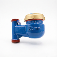 Compteur d'eau froide mécanique multi-jets à installation verticale, certifié ISO, prix de gros OEM/ODM standard usine DN15-25