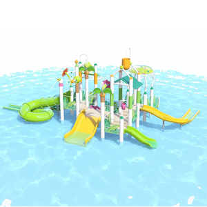 Parque Acuático con Temática de Selva <span class=keywords><strong>Tropical</strong></span>, Sistema de Toboganes de Agua de Acero Inoxidable y Fibra de Vidrio, Diseño Espiral Curvo - Product Image 6